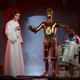 Leia can be posed alongside other figures in the Star Wars Premium Format range, like R2-D2 and C-3PO.